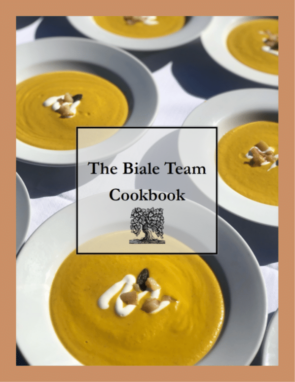 A Holiday Cookbook by the Robert Biale Vineyards Team