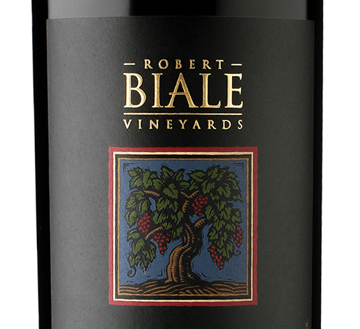 Biale logo label on bottle of wine