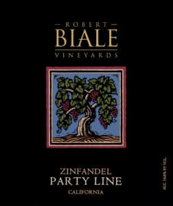 Biale Party Line Zinfandel front label
