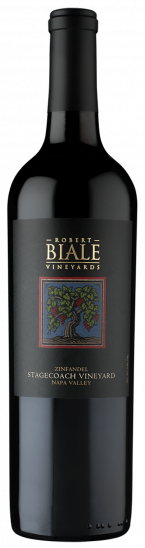 bottle of Biale stagecoach vineyard wine